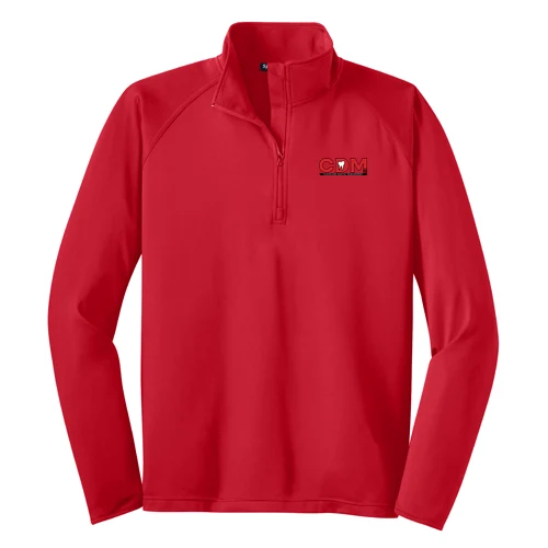 Men's Sport-Wick 1/4 Zip Pullover, True Red