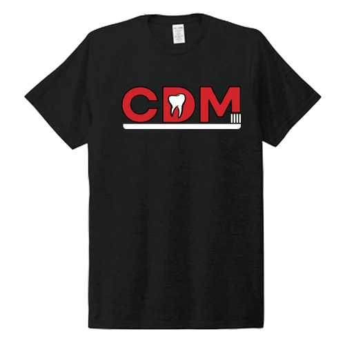 Men's Tri-Blend Tee, Deep Black