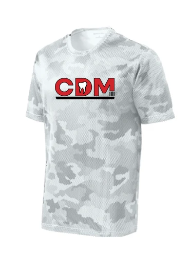 Sport-Tek CamoHex Tee, White