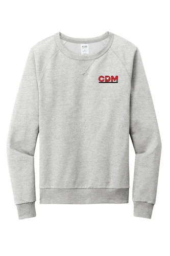 Unisex Organic Cotton Crewneck Sweater, Granite Grey Heather