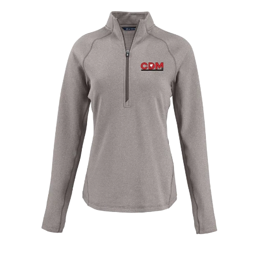 Women's Half Zip Pullover, Elemental Grey Heather