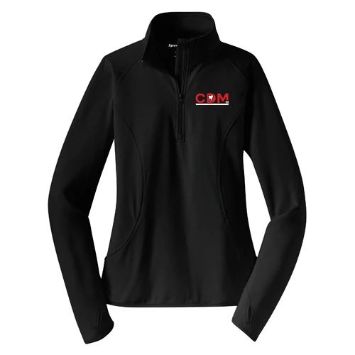 Women's Sport-Wick 1/4 Zip Pullover, Black